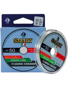 Smart Fluorocarbon 50 mt Totally Invisible Ideal for Terminals 