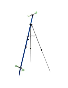 10 Portacanne Da Pesca Telescopici In Alluminio – Altezza Regolabile, Picchetto A Terra, Leggeri, Per Spiaggia, Lago E Fiume