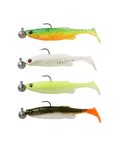 Savage Gear Fat Minnow T-Tail RTF Kit 4 Fish Bait Spinning Armed 7.5cm 5 gr - fishing tackle