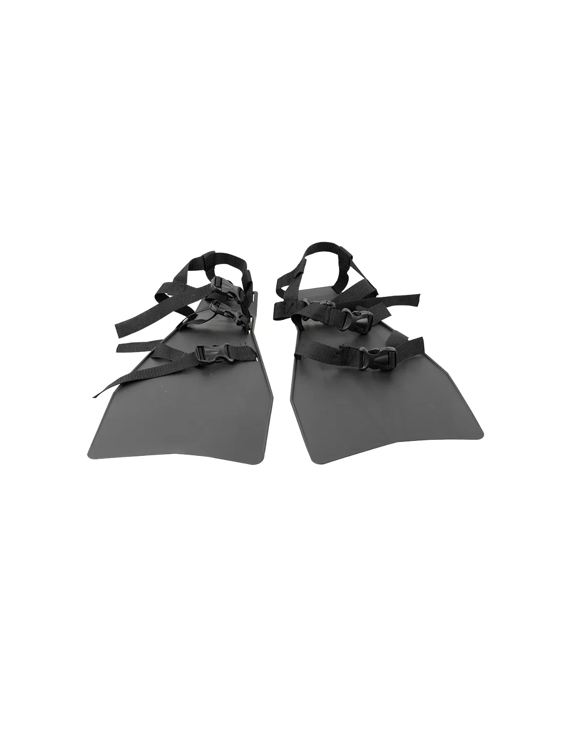 Dam Belly Boat Boot Fins XXL - Pinne Per Belly Boat Extra Leggere - Nero, 50x23 Cm, 1,25 Kg