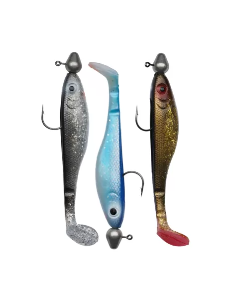 Abu Garcia McPrey 3 Artificiali per Teste Piombate Completi The UV League 12 mm Esche Artificiali Abu Garcia