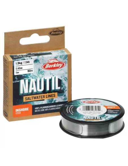 Berkley Nautil Inshore Fluorocarbon 50 mt Color Clear