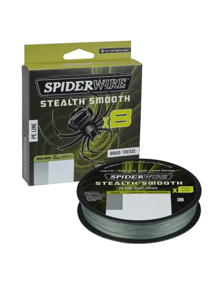 Spiderwire Stealth Smooth8 X8 PE Braid Trecciato 8 Capi 150mt Fili da pesca Spiderwire