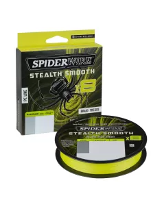 Spiderwire Stealth Smooth8 X8 PE Braid Braid 8 Heads 150mt Yellow 