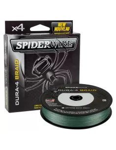 Spiderwire Dura 4 Garments Fishing Braid 150 mt Dark Green 