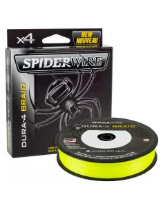 Spiderwire Dura 4 Capi Braid Fishing 150 mt Yellow 