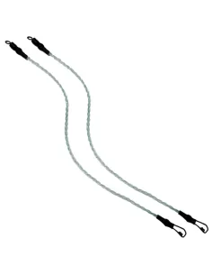 Delux Link Braid with Swivel and Carabiner 2 pcs 15 cm 