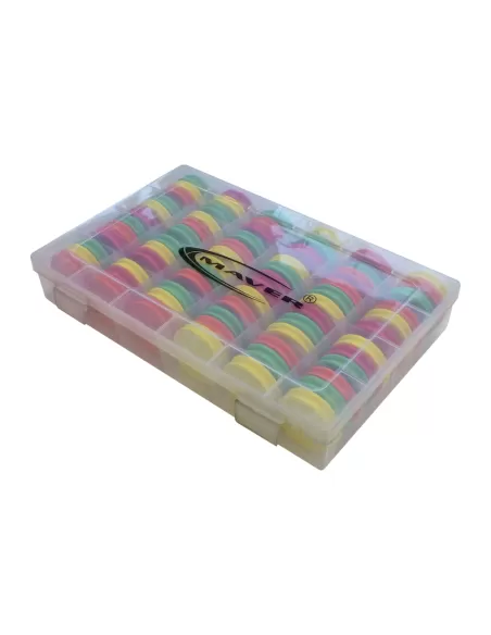 Maver Box 72 Rotolini porta Terminali Porta Finali Pesca Maver
