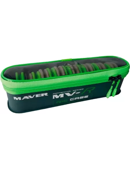 Maver MV-R Rig Case Borsa in Eva Porta Finali 30x8x8 cm Porta Finali Pesca Maver