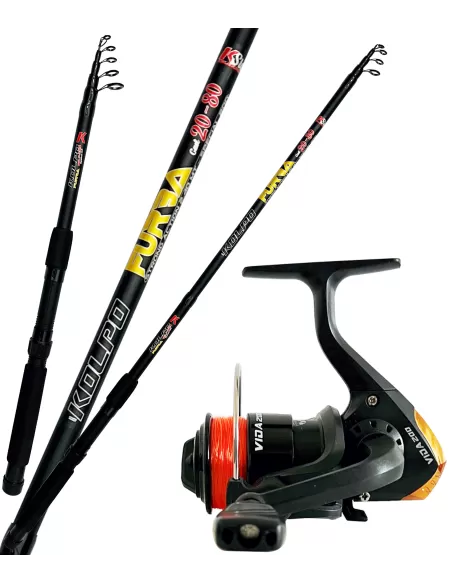 Combo Canna Da Pesca Bolognese Delta 3 M In Kit Con Mulinello - 10