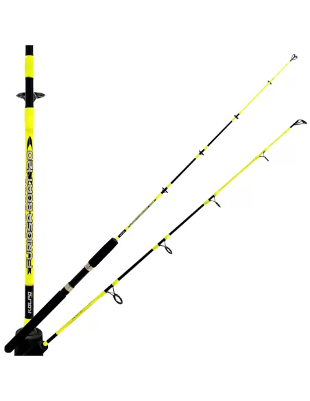 Carrot Stix Wild Wild Orange Alpha Canna Da Pesca Spinning – 7′ Medium, 4 Oz, Azione Moderata - 3