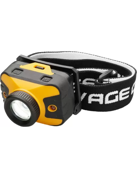 Savage Gear Lamapada Frontale Uv/Zoom 5W 400 Lumen Lampade da Pesca Frontali Savage Gear