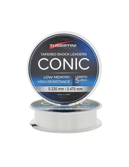 Tubertini Conic Shok Leader Conici Surfcasting 15 mt 5pz - fishing tackle