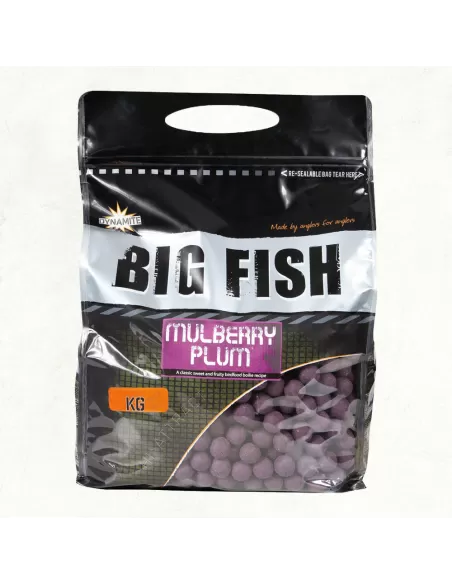 Dynamite Bait Mulberry Plum Boilies 15 mm 1.8 kg - fishing tackle