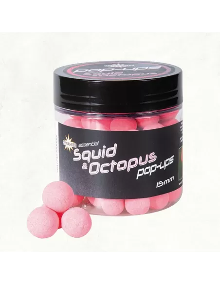 Dynamite Bite Squid & Octopus Fluoro Pop Up 15 mm - fishing tackle