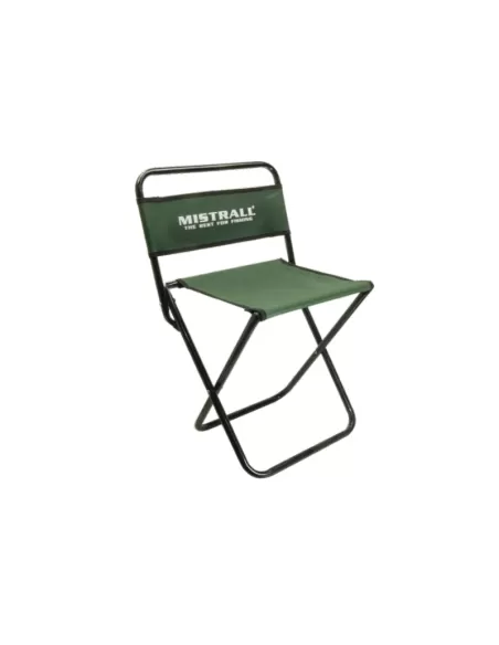 Mistrall Sedia con Schienale Pesca Verde 30x38x65 cm Sedie Mistrall