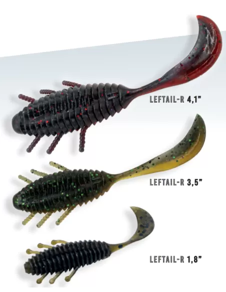 Herakles Leftail R Offerta Artificiali Siliconici Per la Pesca Spinning 8.7 cm 8pz Esche Artificiali Herakles