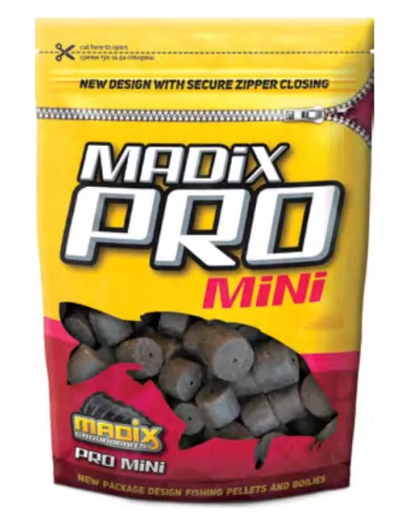 Madix Fish Pellets Drilled Protein Super Captivating 50 gr 8 mm