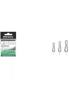 Mistrall Hawaii Snap Fishing Snap Hook 10 pcs