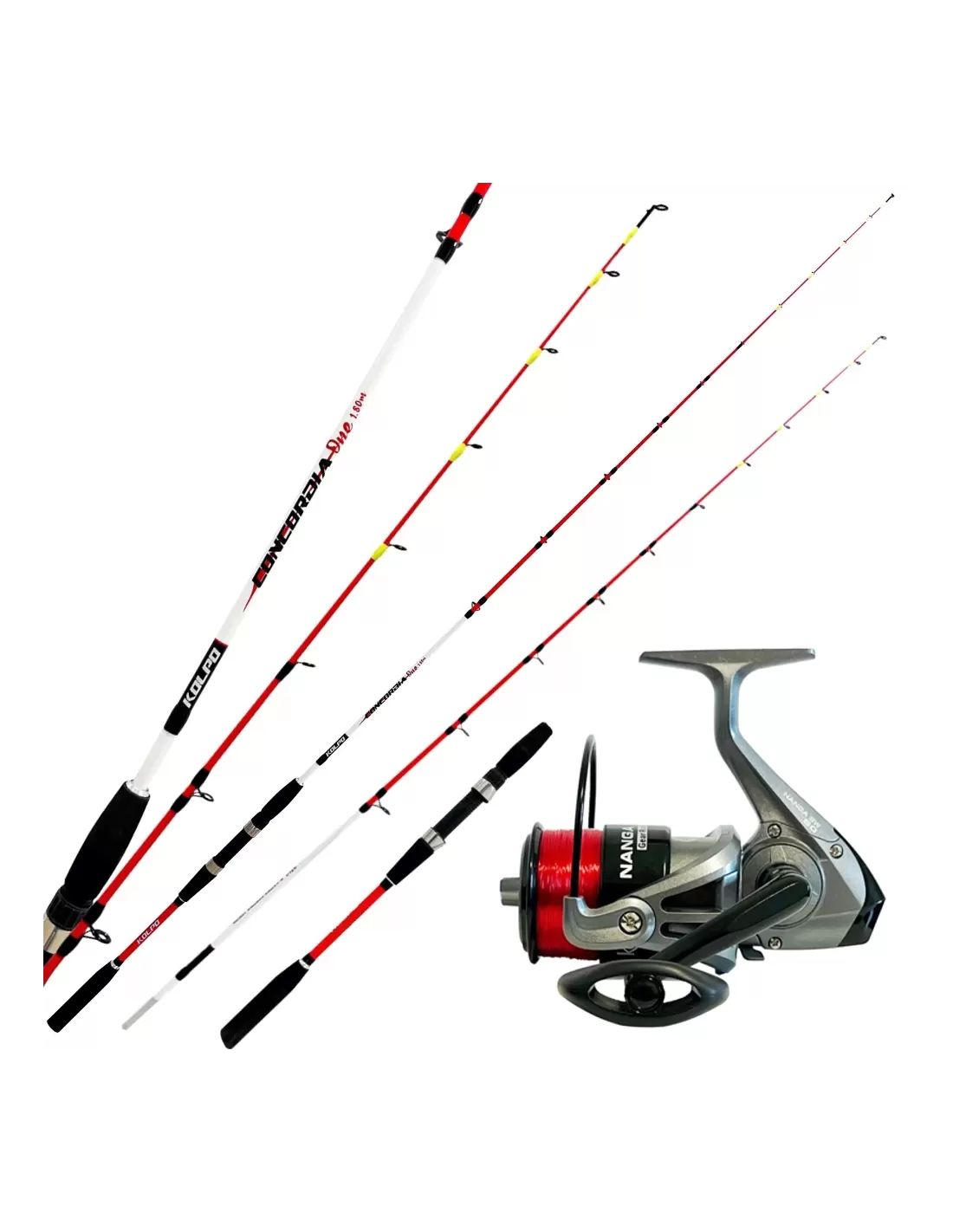 Kit Carpfishing Completo: 3 Canne Da 3.60m, 3 Mulinelli Con Free Runner E Filo - Attrezzatura Pesca Alla Carpa