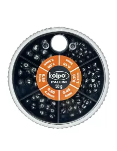 Kolpo Macot Calibrated Split Shots 50g six sizes
