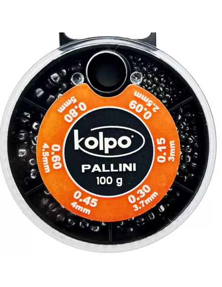 Kolpo Mascot Calibrated Split Shots 100g six sizes