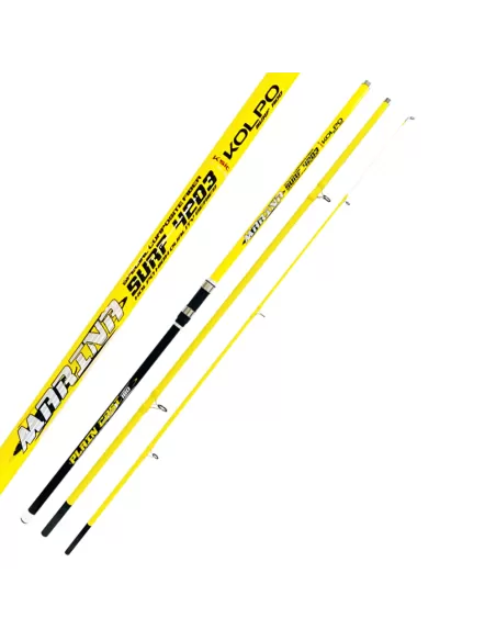 Kolpo Marina Surf Canna da Pesca Surfcasting 3 Sezioni 4.20 mt 180 gr Canne da pesca Kolpo
