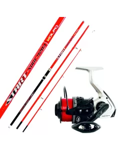 Kolpo Sea Fishing Kit Surfcasting with Rod 4.20 mt 200 gr Reel and Line Kolpo Fishing Kit