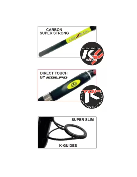 Kolpo Maxima Canna da Pesca Bolentino 200 gr