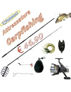 Carp Kit: Barrel reel lead Tracker anti tangle swinger 