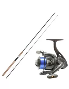 Kit Spinning Rod in Carbon 2.40 Reel 4000 and Wire 
