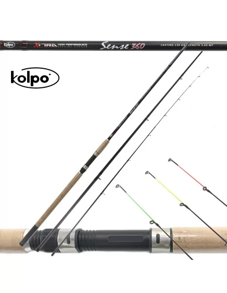 Canna da Pesca Feeder In Carbonio Sense Kolpo Canne da pesca Kolpo
