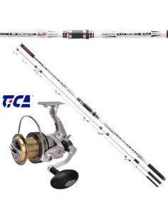 Kits Surf Fishing Rod + Reel Tica Scepter Deylan Trabucco 