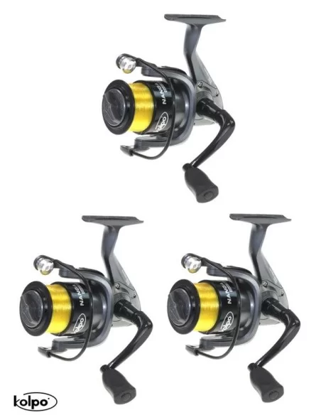 Kolpo Offerta Kit Mulinelli Pesca 2000 per Trota Lago - Feeder - Light Area - Spinning - Bolognese Kit da pesca Kolpo