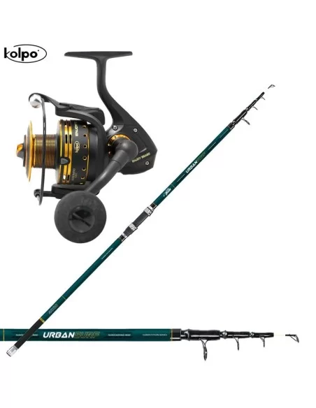 Kit Speciale Surfcasting Canna Urban Surf Mulinello Enjoy Sea Kit da pesca Kolpo