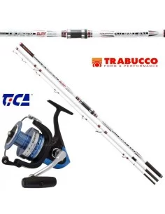 Surf Casting Combo Kit Top Rod Trabucco Deylan Reel Tica 