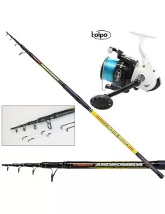 Fishing kits Beach Ledgering fishing rod Trabucco Andromeda Reel Kolpo 