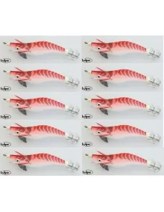 Squid jigs Egi squid Jig fishing Kit 10 PCs 3.0 Measurement Red 