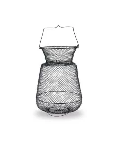 Fishing landing nets metal Fish round door 25 x 35 cm 