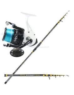 Casting Kit with carbon rod and reel King 8000 