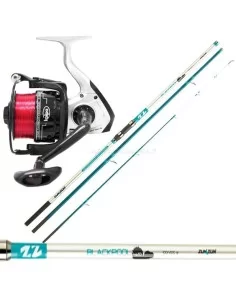 Fishing Rod Reel combo surf fishing 7000 and three sections with Thread 