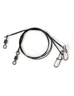 Sele Cavetto Heat-sealed steel with Girelle and Carabiners 2 pcs 