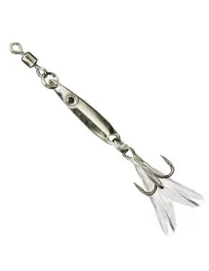 Sele Lucky Undulation Mounted com Piuma and Girella 6 cm 12 gr 