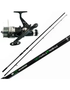 Kolpo Kit Carpfishing Canna Big Carp Reel Impress with Wire 