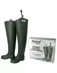 Ragot Boots Thigh Fisherman in Rubber and Neoprene 