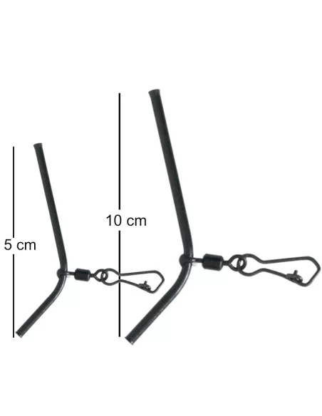 Kolpo Mini Tangle Inox 5 e 10 cm Cofezione da 3 pz Anti Tangle Kolpo