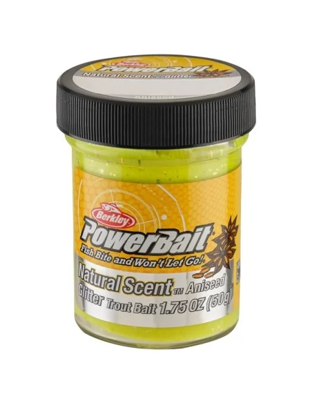 Berkley Powerbait Glitter Trout Bait Sunshine Batter for Sinking Anise Trout