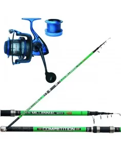 Sufrcasting Peach Combo Carbon Rod Reel 13 Bearings 