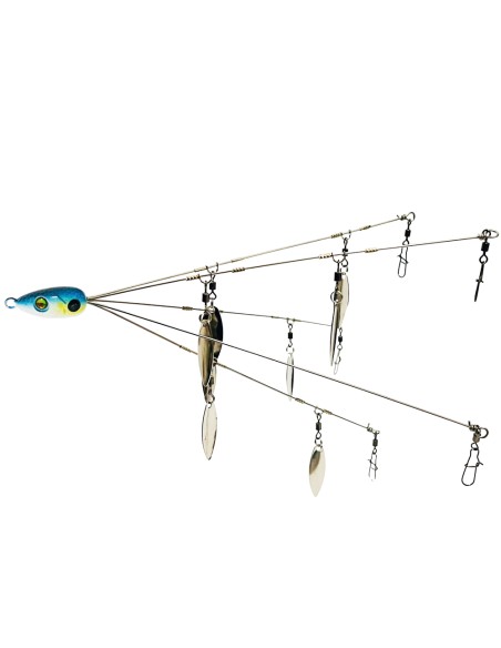Yamashiro Umbrella Rig Alabama 5 Bracci Rig per la pesca Esche Artificiali Yamashiro