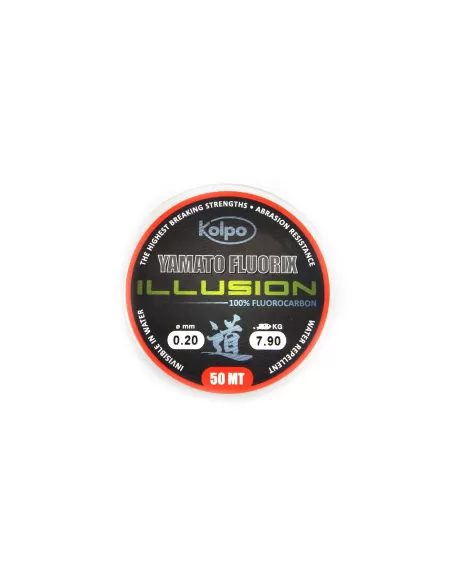 Kolpo Fluorocarbon Puro Illusion 50 mt Fili da pesca Kolpo